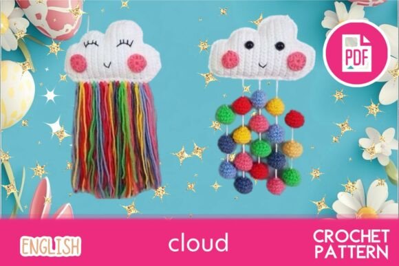 Crochet Cloud / Amigurumi Toy / Pdf