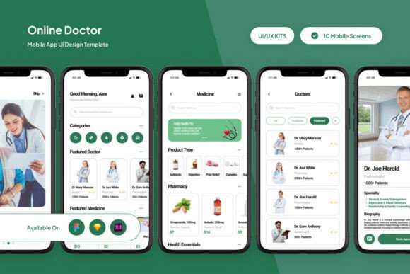 Docmax - Online Doctor App UI