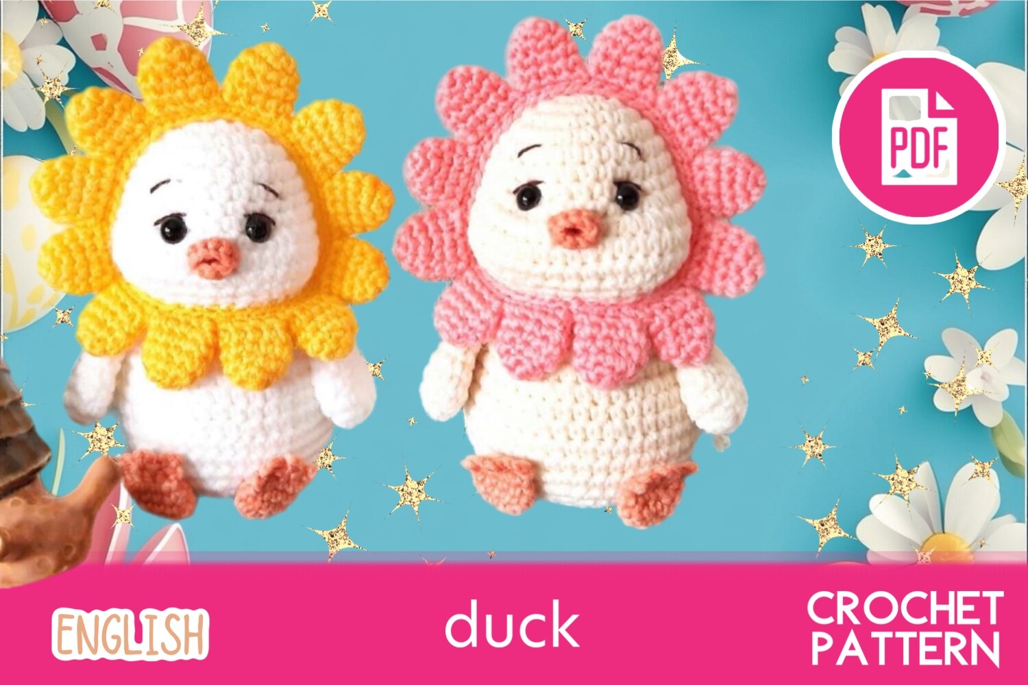 Duck Crochet Toy / Amigurumi PDF Pattern