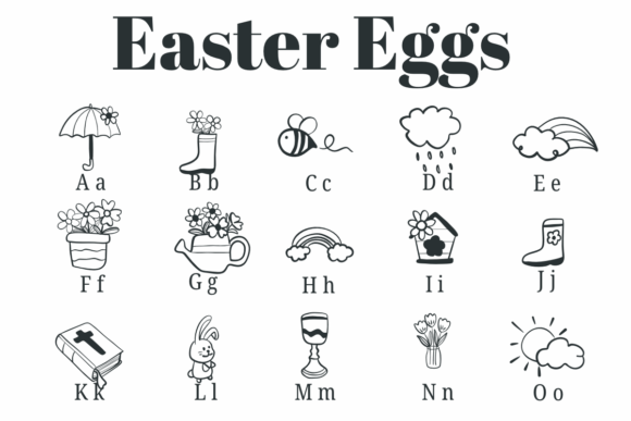 Easter Eggs Font - Preview 1