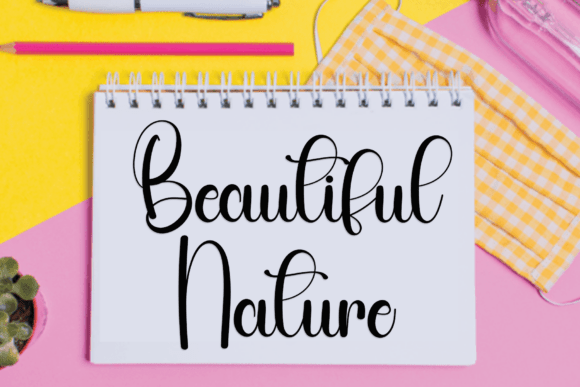 Enchanting Wildflower Font - Preview 3