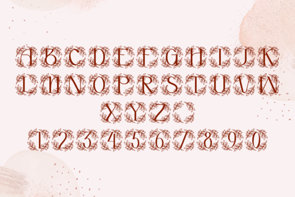 Floravine Monogram Font - Preview 3