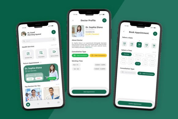 Healtalk - Online Doctor App UI