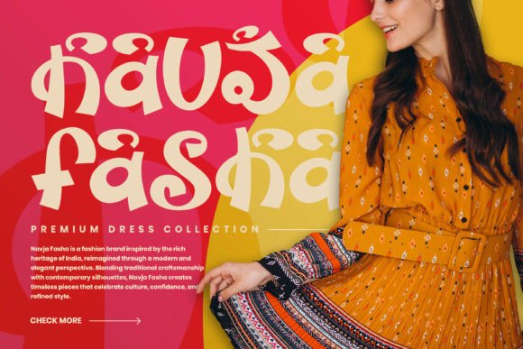 Jaisha Font PNG with transparent background - Preview 1