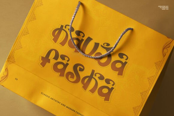 Jaisha Font PNG with transparent background - Preview 2
