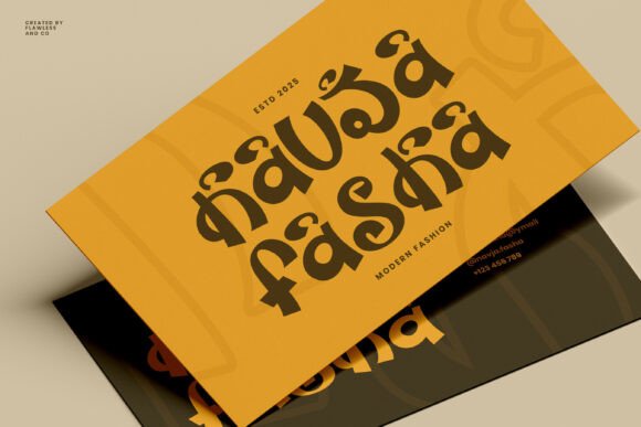 Jaisha Font PNG with transparent background - Preview 3