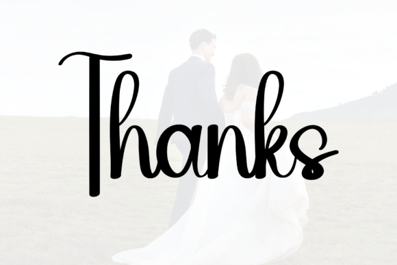 January Romance Font PNG with transparent background - Preview 4