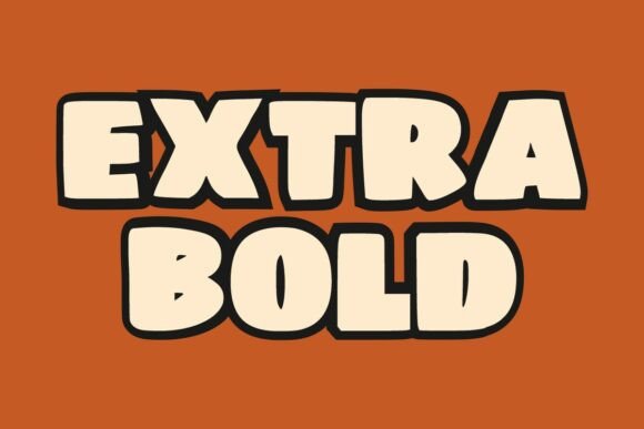 Large Bold Font PNG with transparent background - Preview 1