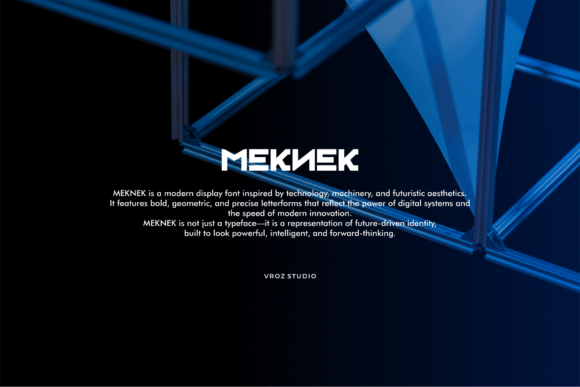 Meknek Font PNG with transparent background - Preview 1