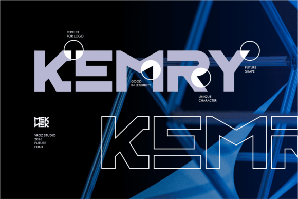 Meknek Font PNG with transparent background - Preview 4