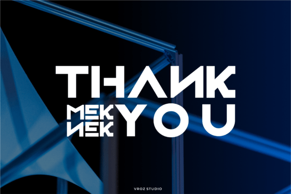 Meknek Font PNG with transparent background - Preview 6