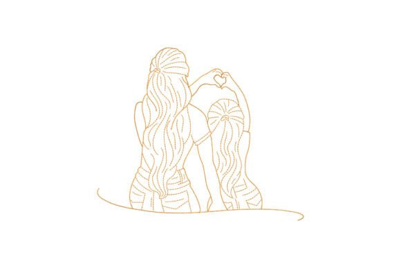 Mother and Daughters Love