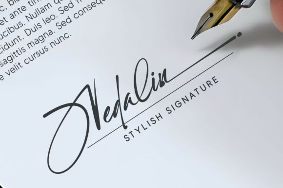 Nedalin Font PNG with transparent background - Preview 2