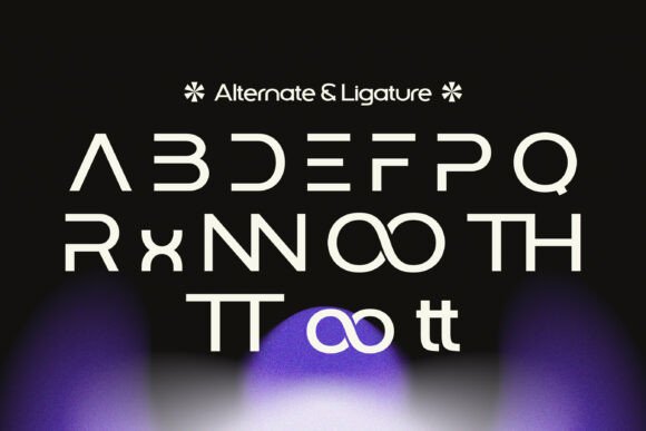 Nexora Font PNG with transparent background - Preview 6