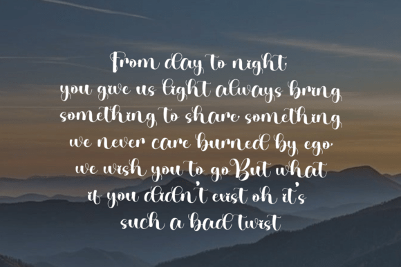 Nightmare Lighting Font PNG with transparent background - Preview 2