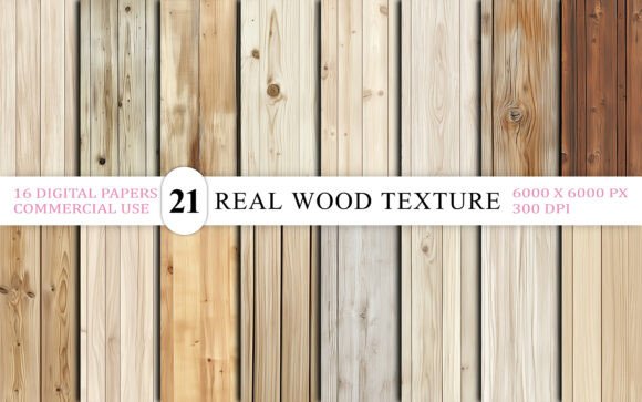 Real Wood Plank Texture Collection