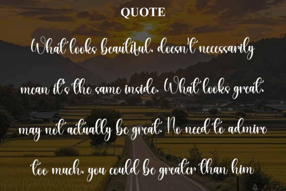 Signature Girlband Font PNG with transparent background - Preview 3