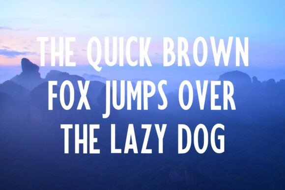Simple Plant Font PNG with transparent background - Preview 1