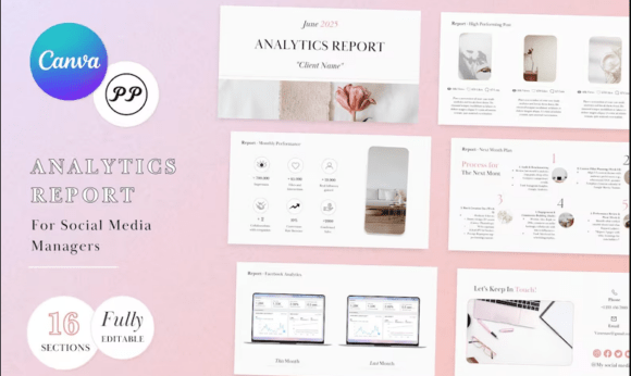 Social Media Analytics Report Template