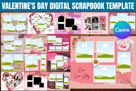 Valentine's Day Digital Scrapbook