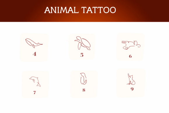 Animal Tattoo Font - Preview 3