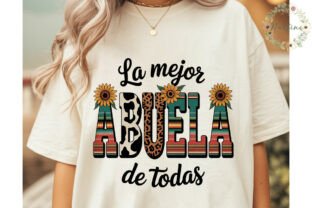 Abuela La Mejor Sublimation Design