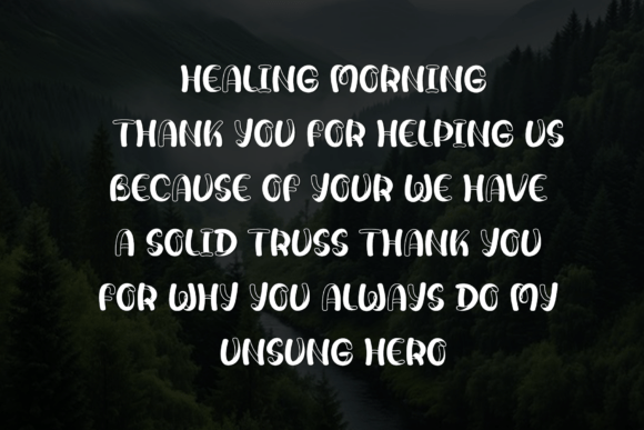 Bounce Support Font - Preview 3