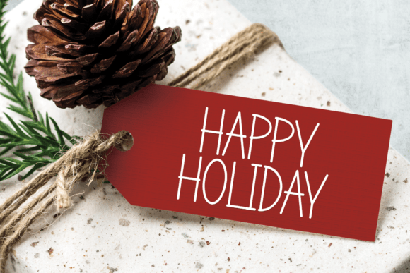 Breakfast Christmas Font - Preview 2