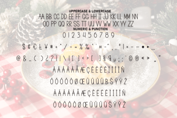 Breakfast Christmas Font - Preview 6