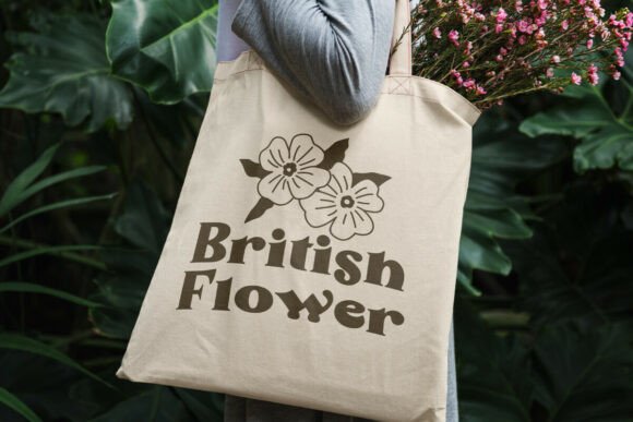 British Flower Font - Preview 3