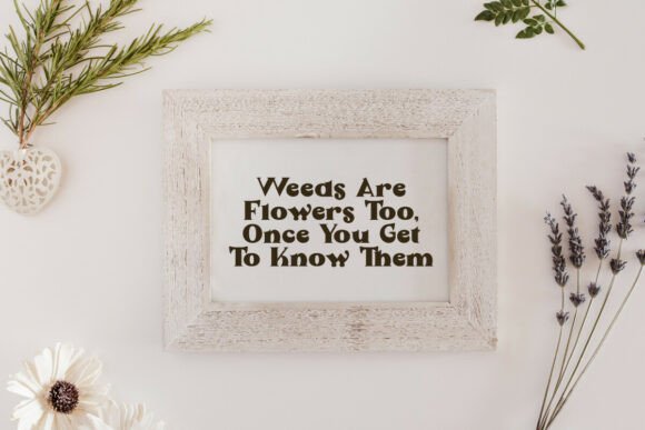 British Flower Font - Preview 6