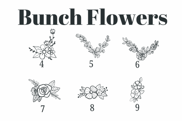 Bunch Flowers Font - Preview 3