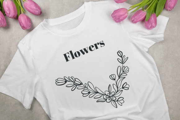 Bunch Flowers Font - Preview 4