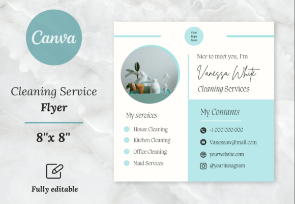 Cleaning Service Flyer Template