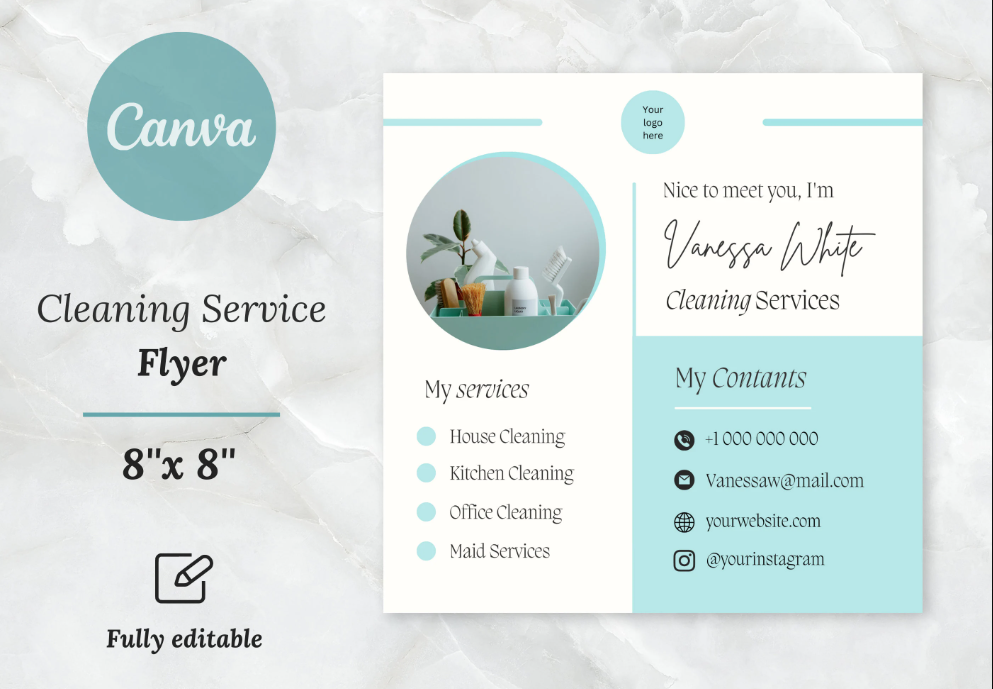 Cleaning Service Flyer Template
