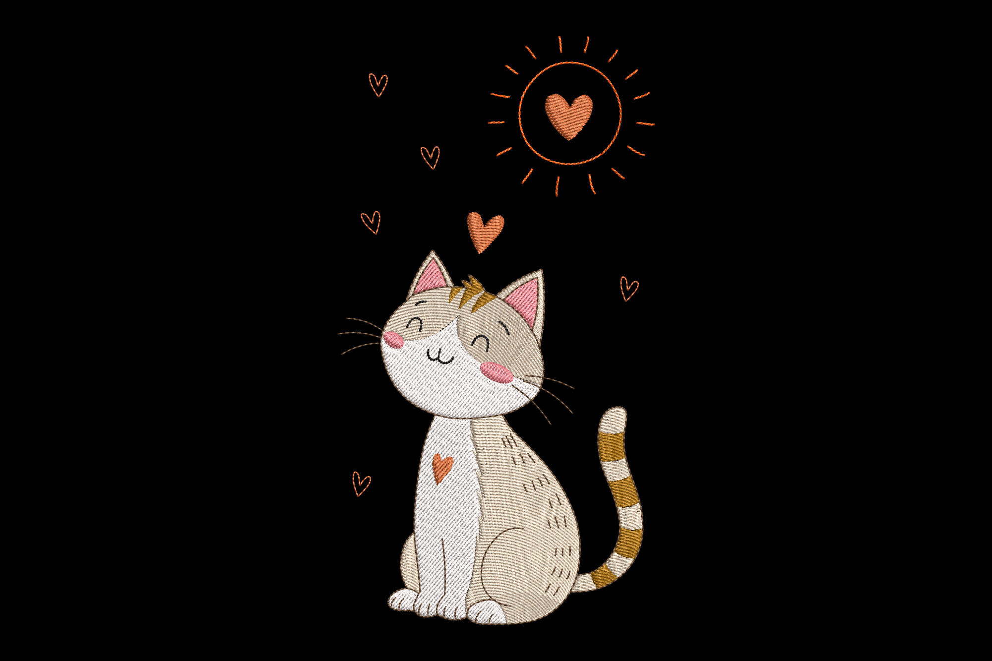 Colorful Cute Cat