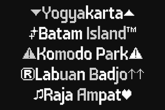 Dotshift Font - Preview 3