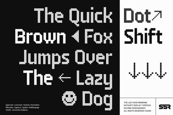 Dotshift Font - Preview 5