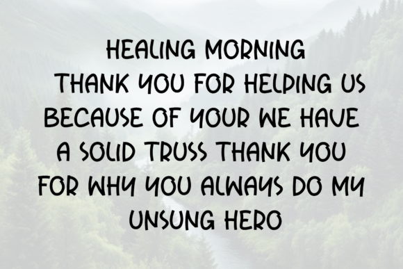 Energy Healing Font - Preview 3