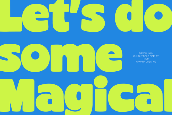 First Bunny Font PNG with transparent background - Preview 1