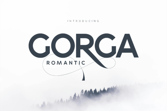 Gorga Romantic Sans Serif Font By vladfedotovv