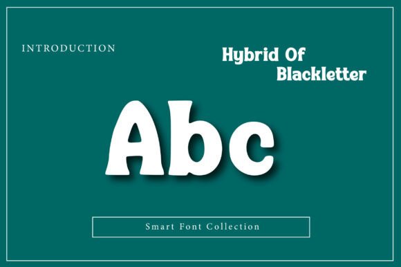 Hybrid of Blackletter Font - Preview 1