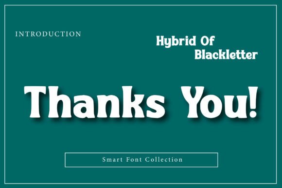 Hybrid of Blackletter Font - Preview 2