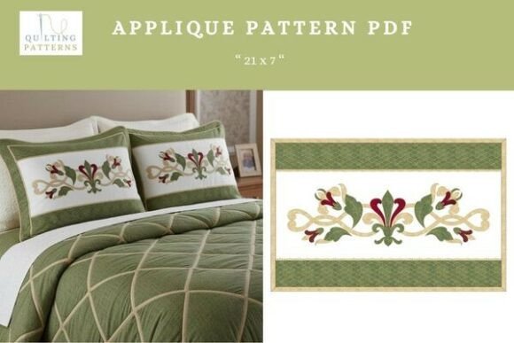 Iris Liana Applique Pattern PDF