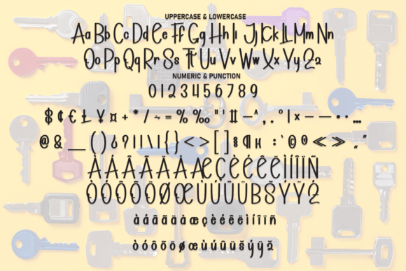 Keychain Font - Preview 6