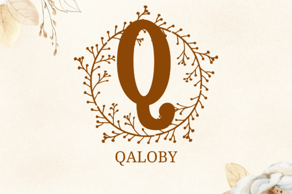 Laurentis Monogram Font PNG with transparent background - Preview 1
