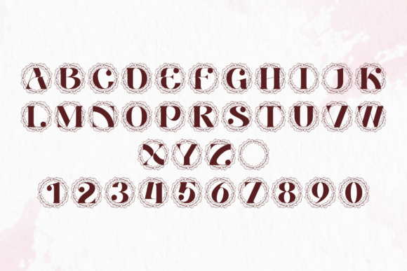 Laurion Monogram Font font preview - 3