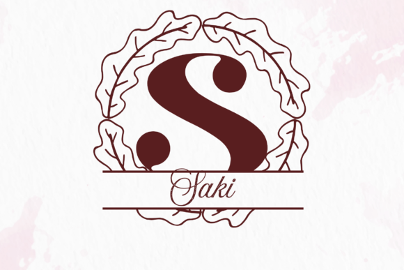 Laurion Split Monogram Font PNG with transparent background - Preview 1