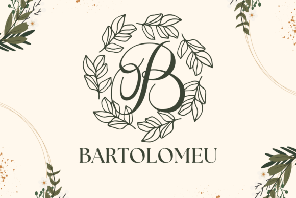 Laurisia Monogram Font PNG with transparent background - Preview 1
