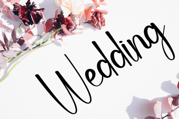 Living Valentine Font PNG with transparent background - Preview 3